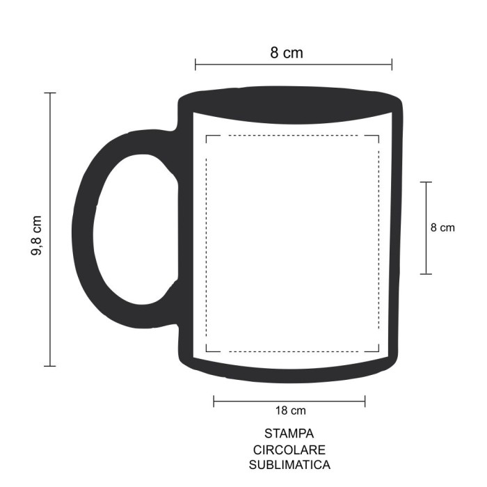 Tazza in Ceramica Angelo Proteggimi